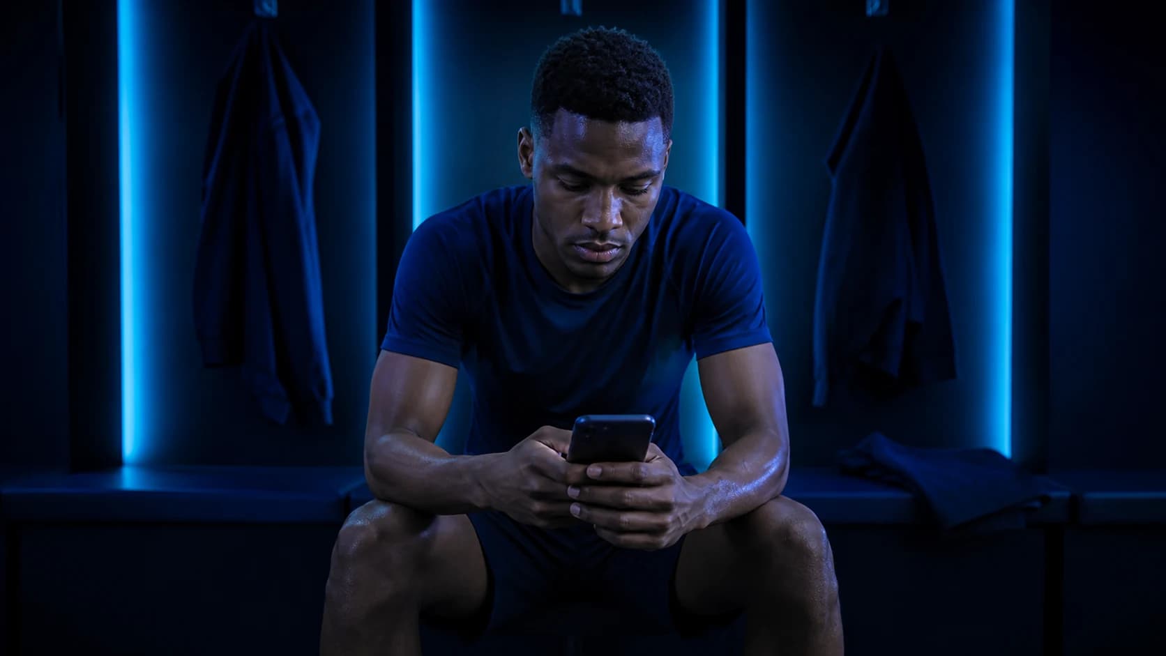 Player during a football match